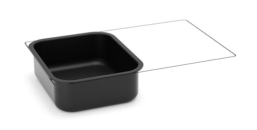 Thermoplates-Behälter GN 1/2-100